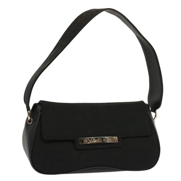 Bulgari Black Canvas Shoulder Bag (Pre-Owned) - Picture 10 of 16